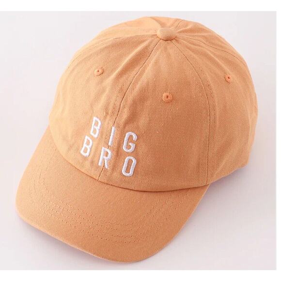 BOUTIQUE Abby & Evie Brown Big Brother Little Brother Matching Hats 100% Cotton - Picture 2 of 10